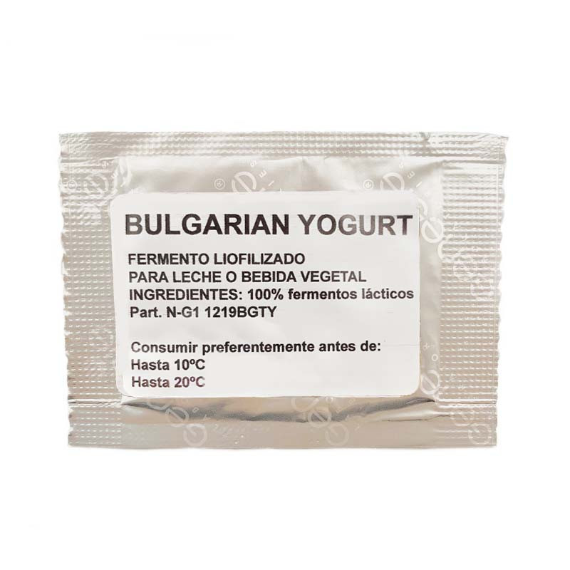 Fermento Yogur Bulgaro natural para uso domestico